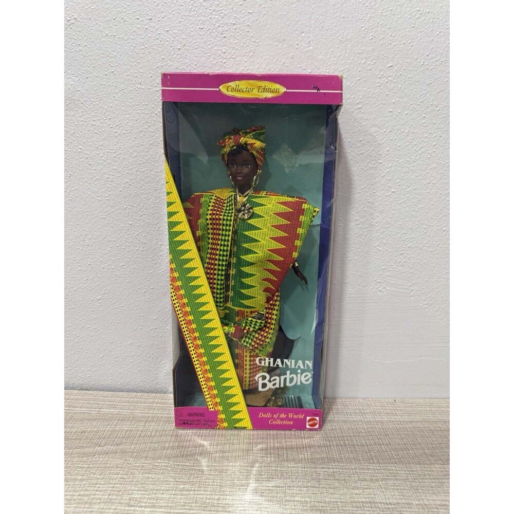 VTG 1996 Ghanian Barbie Dolls of the World Collector Edition Mattel 15303 NIB